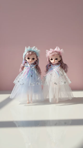 Fairy Princess Baby Doll Flexi Joint Key Ring & Bag Charm