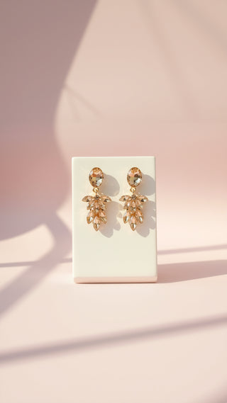 Layered Crystal Drop & Dangle Earrings