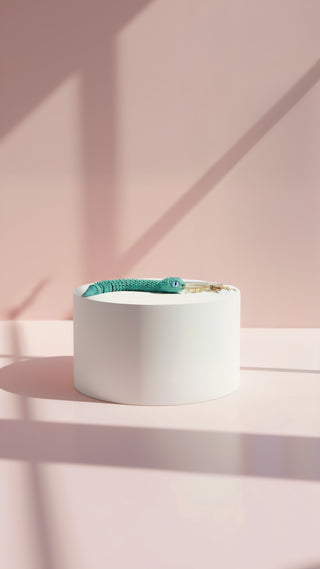 3D Printed Articulated Fantasy Worm: Bioplastic Fidget Key Ring