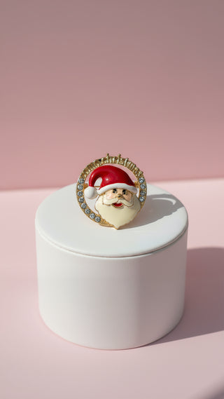 Santa Claus Como Italian Christmas Festive Brooch