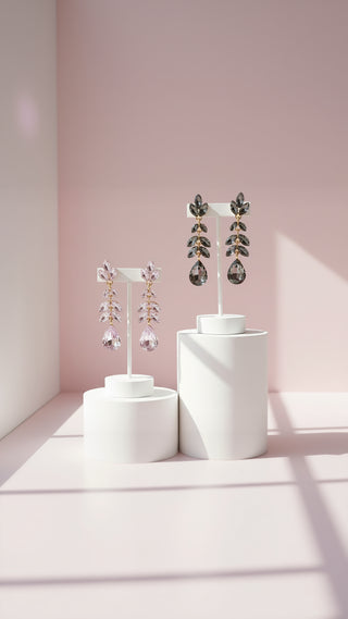 Teardrop Crystal Drop & Dangle Earrings