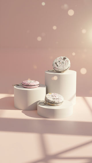 Cats & Kittens Sparkly Compact Mirrors Pack of 12