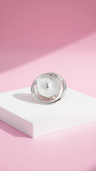 Abstract Magnetic Lilly Brooch