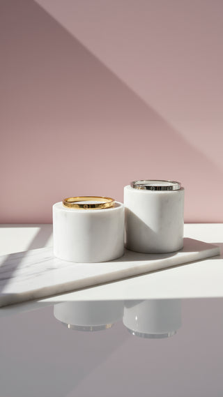 Stainless Steel Love Stacking Bangle