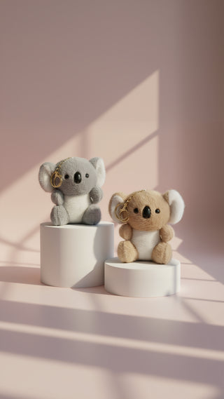 Plush Koala Key Ring & Bag Charm