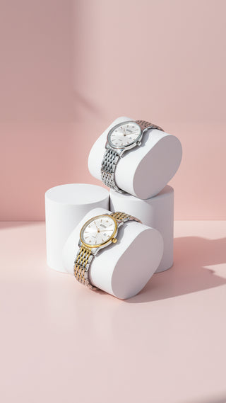 Men’s Round Face Quartz Movement Classic Watch