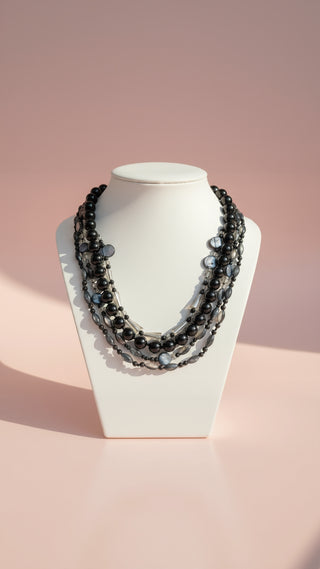 Layered Boho Beaded Necklace