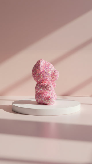 Crystal Glitter Teddy Bear Figurine With Gift Box