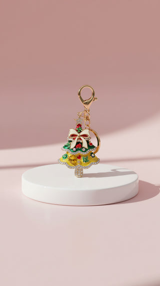 Christmas Tree Festive Key Ring & Bag Charm