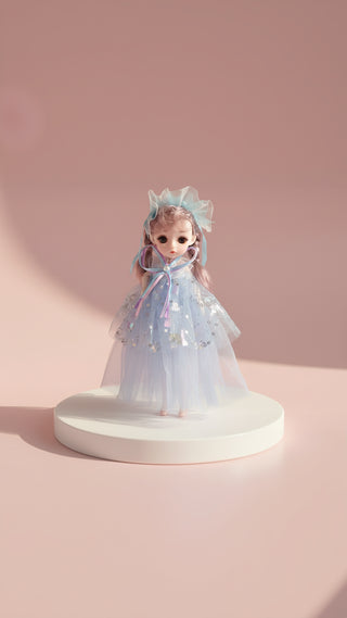 Fairy Princess Baby Doll Flexi Joint Key Ring & Bag Charm