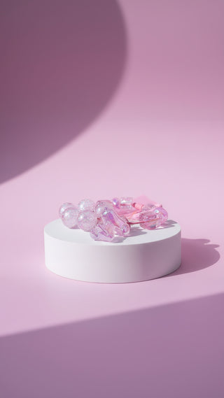 Puppy With Scottie Dog Bubble Keyring, Phone Charm & Bag Accessory