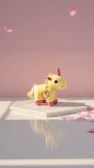 Rainbow Unicorn Key Ring & Bag Charm