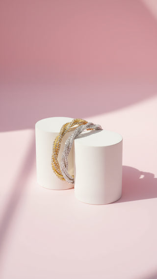 Stretchy Crystal Tennis Bracelet