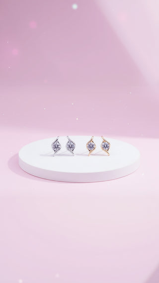 Brilliant Cut Crystal Stud Earrings