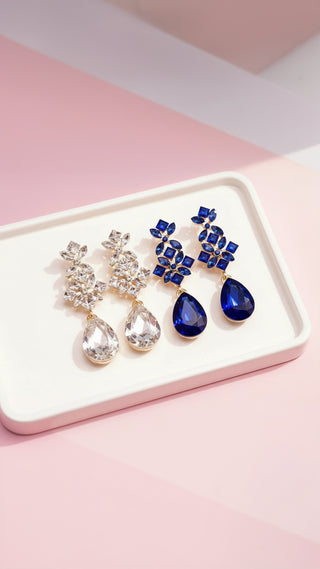 Teardrop Crystal Earrings