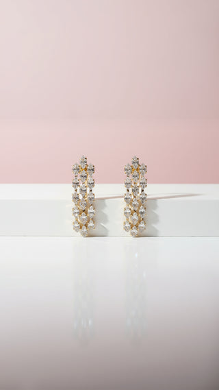 Cluster Drop & Dangle Crystal Earrings