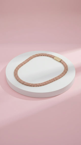 Elixir Collection Radiance Collar Crystal Necklace With Magnetic Closure
