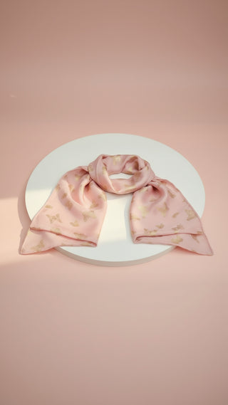 Butterfly Shimmer Gold Foil Scarf Pack of 12