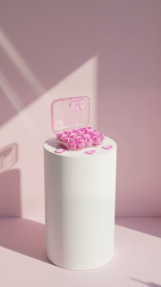 Scented Roses With Gift Box Carry Case