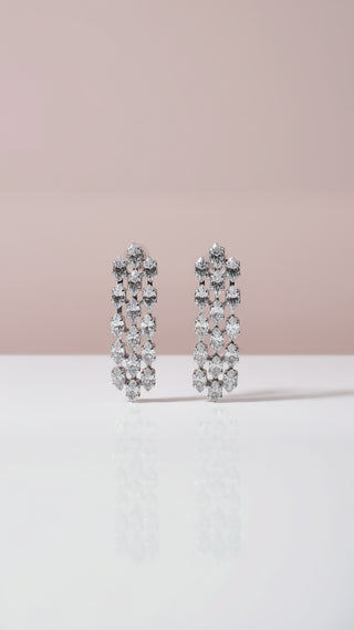 Cluster Drop & Dangle Crystal Earrings