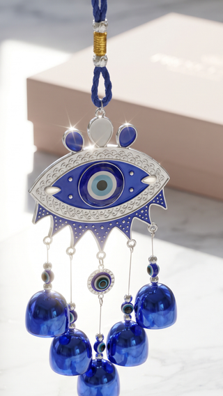 Evil Eye Tassel Wind Chime