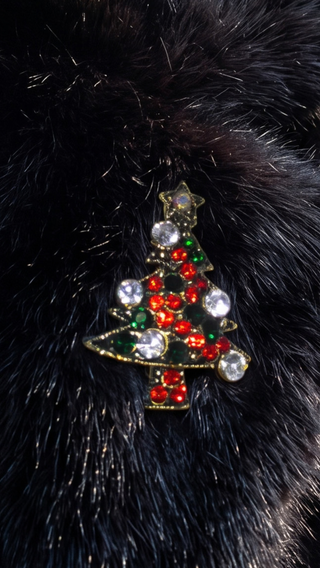 Christmas Tree Festive Brooch Pin