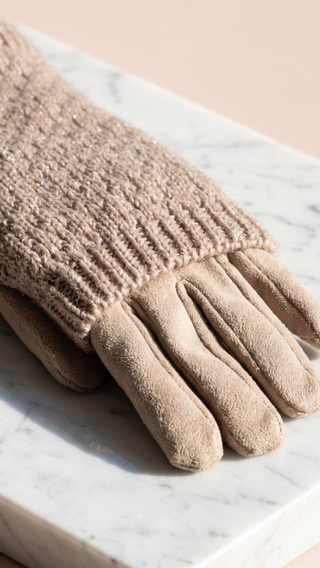 Pack Of 12 Convertible 2 in 1 Knit Gloves & Mittens