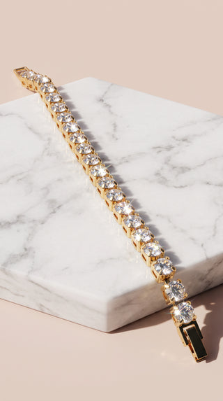 Classic Round Cubic Zirconia Tennis Bracelet