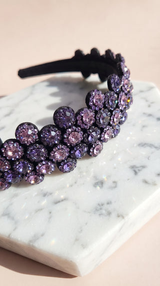 Women’s Flower Crystal Statement Headband & Hair Band
