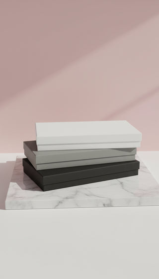 Pack Of 12 Oblong Jewellery Gift Box Packaging