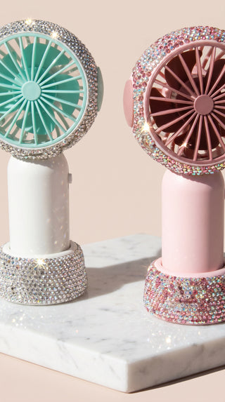 Portable USB Crystal Desk & Travel Fan
