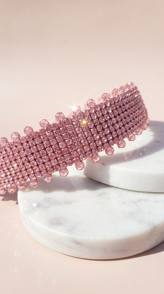 Women’s Crystal Cluster Statement Headband & Hair Band