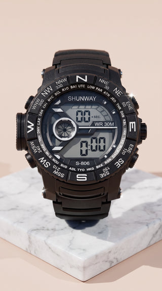 Shunway Digital Sports Watch – Water Resistant Outdoor Watch