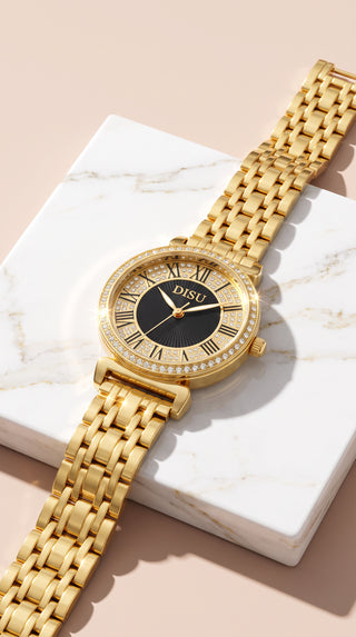 Crystal Roman Numeral Bracelet Watch