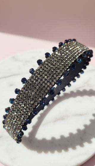 Women’s Crystal Cluster Statement Headband & Hair Band