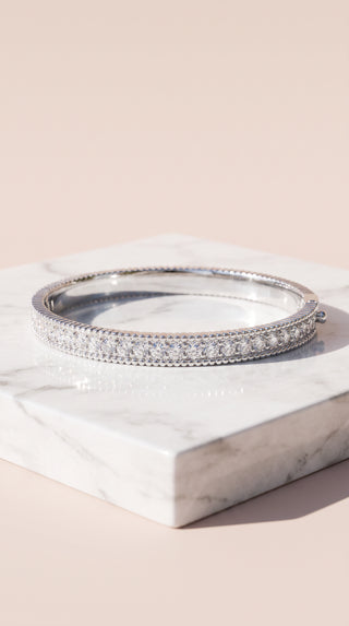 Crystal Tennis Style Bangle