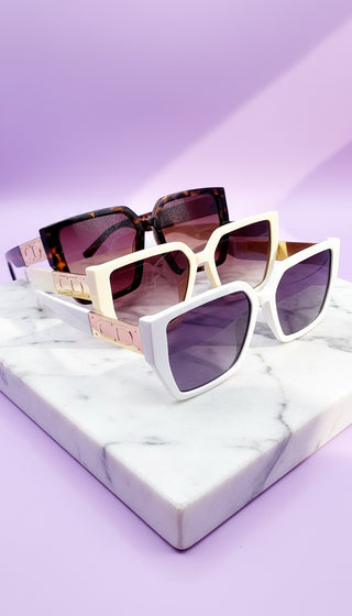 DC Rectangular Frame Sunglasses Box of 20