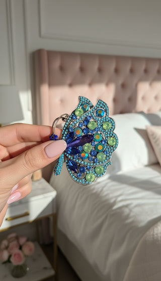 Crystal Butterfly Jewelled Statement Brooch Pin