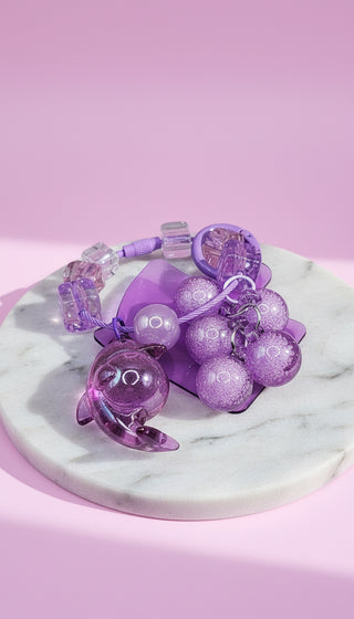Dolphin Bubble Keyring, Phone Charm & Bag Accessory