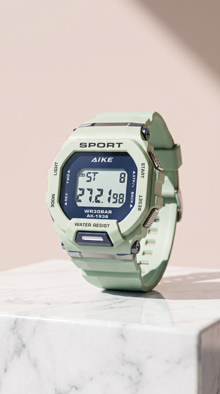 Sport Digital Watch – Water Resistant Casual Sports Watch