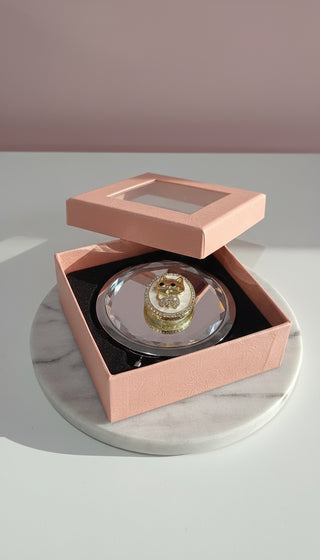 Cat Compact Mirror With Gift Box
