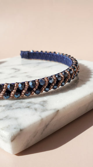 Women’s Crystal Cluster Statement Headband & Hair Band