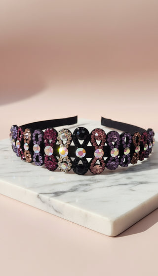 Women’s Crystal Bow Statement Headband & Hair Band