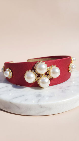 Women’s Pearl Statement Headband & Hair Band