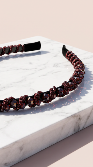 Braided Crystal Headband