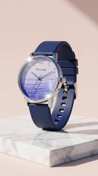 Silicone Strap Quartz Movement Watch