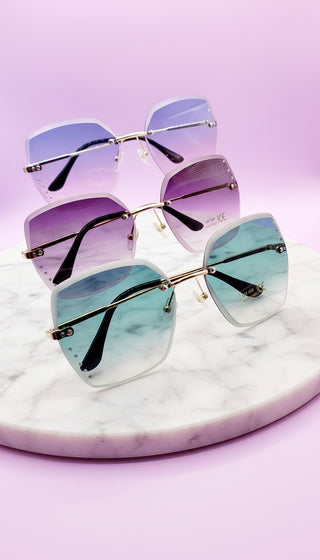 Colorful Crystal Lens Sunglasses Box of 20