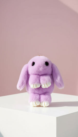 Faux Fur Bunny Rabbit Backpack – Soft Plush Handbag