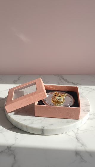 Fox Compact Mirror With Gift Box