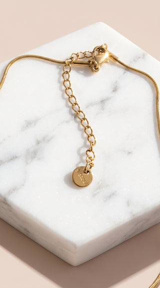 Red Cherry Gold Plated Steel Pendant Necklace